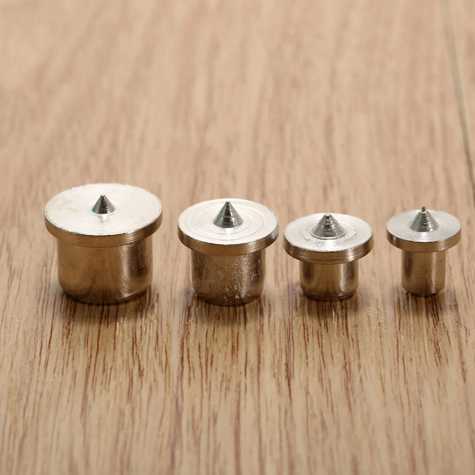 

4pcs/kit Dowel Joint Alignment Tool Centre Point Pin Stainless Steel 6/8/10/12mm Drill Hole Accurate Transfer Plugs Locating