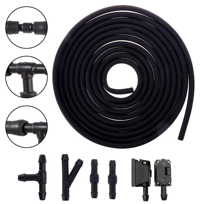 

36pcs Car Wiper Spray Pipe Joint T Y I Type Windshield Washer Pipe Nozzle Wiper Cleaning Water Hose Tube Joint Car Accessories