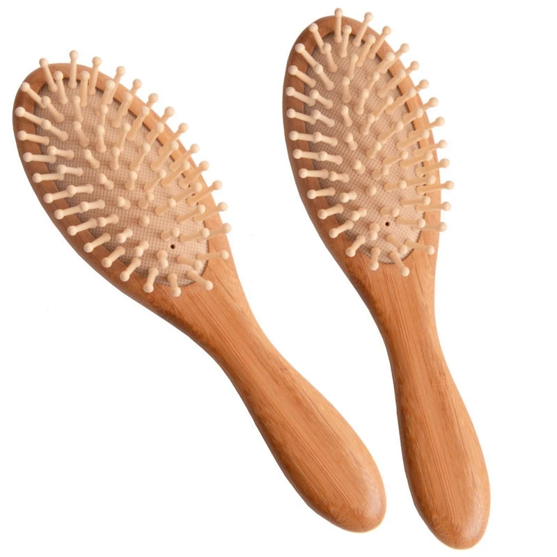 

Cleaning Brush: Oval Wooden Handle Hair Clipper Dusting Brush, Bath Brush For Cleaning Broken Hair