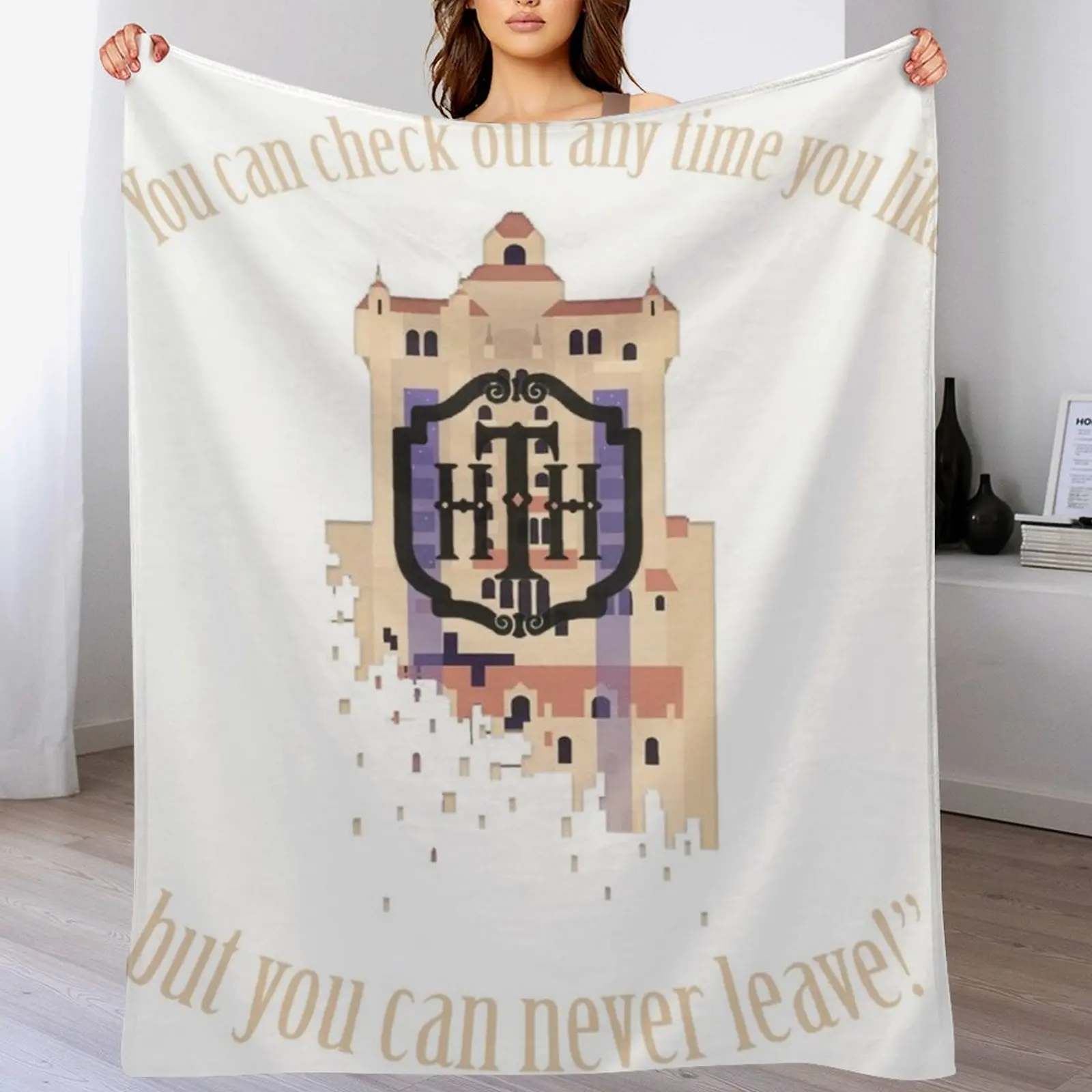 Одеяло Башня ужасов для отеля теплые зимние одеяла пикника