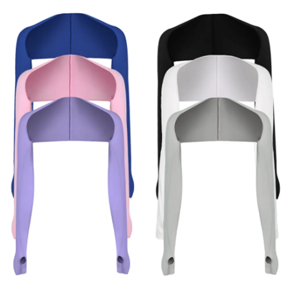 

Men's and women's outdoor sports link shoulder long ice sleeve sunscreen Ice silk Mittens Stretch Gloves ST044