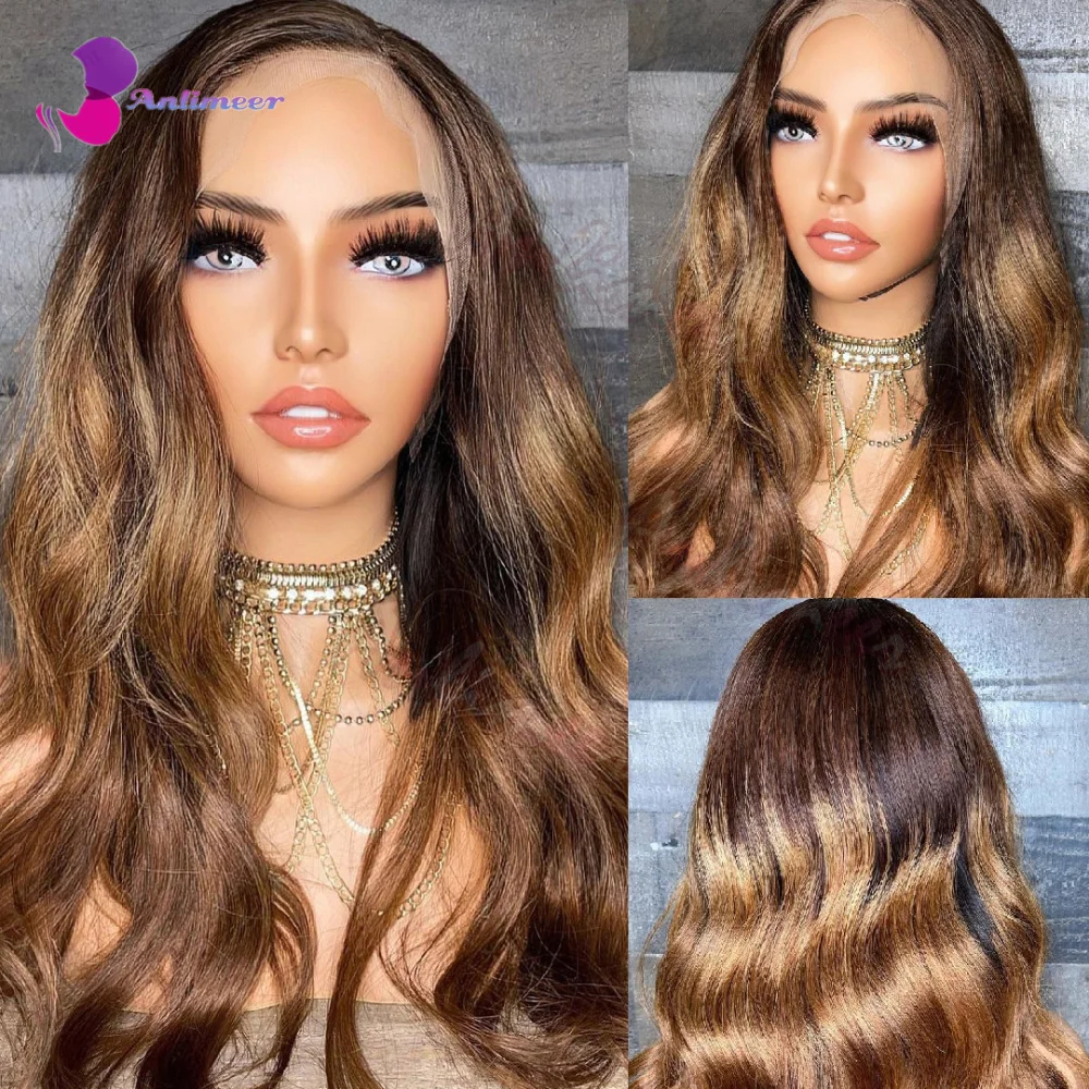 

Парик шоколадно-коричневый на шнуровке спереди, парик из натуральных волос, красивый блонд, парик на шнуровке, искусственные волосы 5x5, пари...