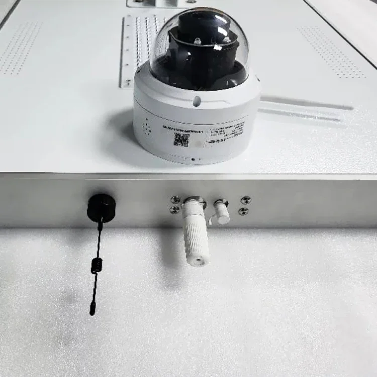 Светодиодный уличный фонарь с наружной камерой видеонаблюдения