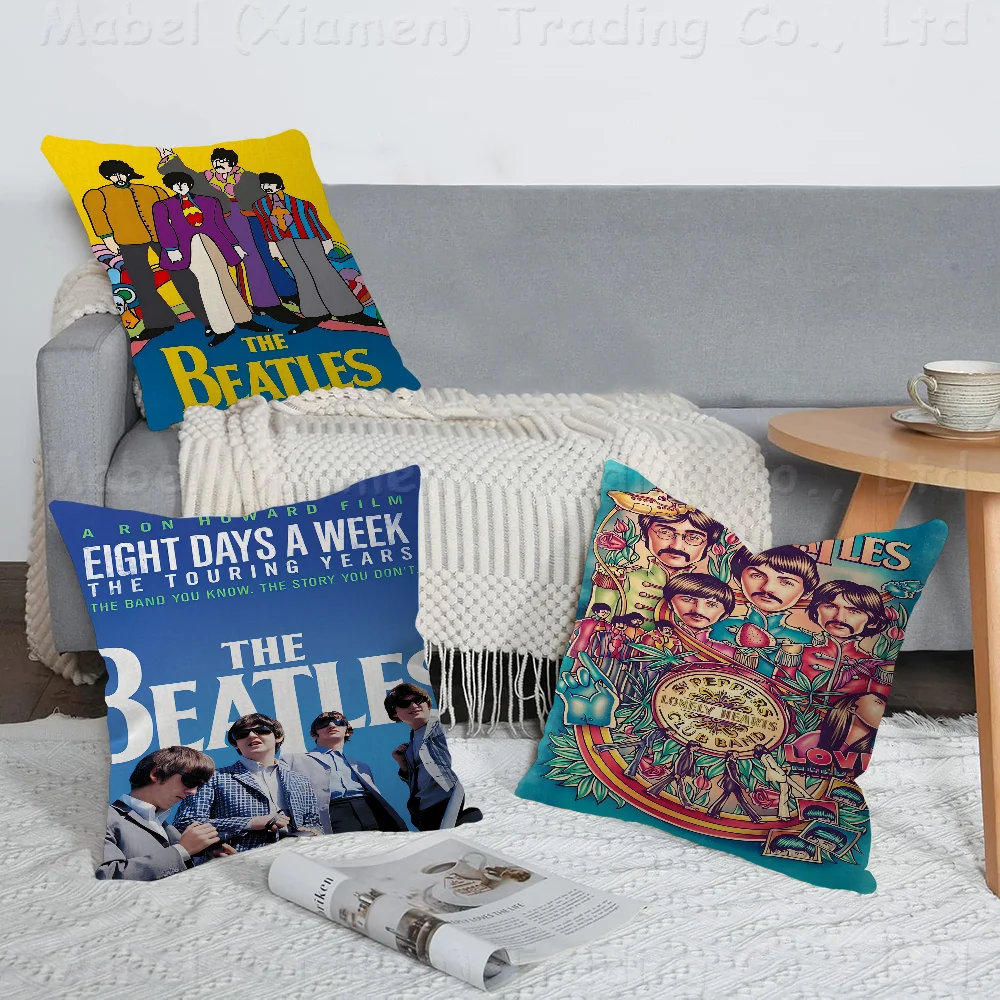 B-Beatles Hot Band Stitch Lucky Dragon Pillow Cover Sofa Cushion Home Room Decoration Children Gift