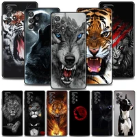 phone case for samsung a01 a02 a03s a11 a12 a13 a21s a22 a31 a32 a41 a42 a51 4g 5g tpu case wolf dog cat bird lion tiger animal