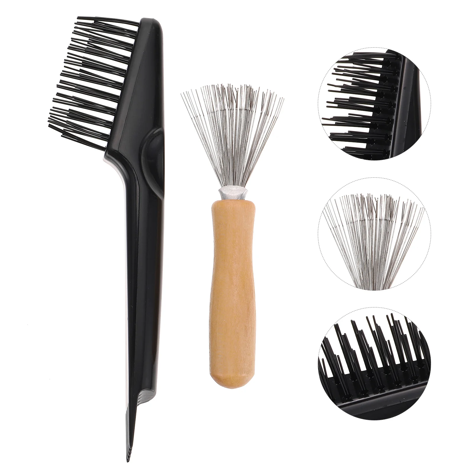

1 Set Hairbrush Cleaner Airbag Comb Cleaning Rake Hair Brush Hair Remover Tool