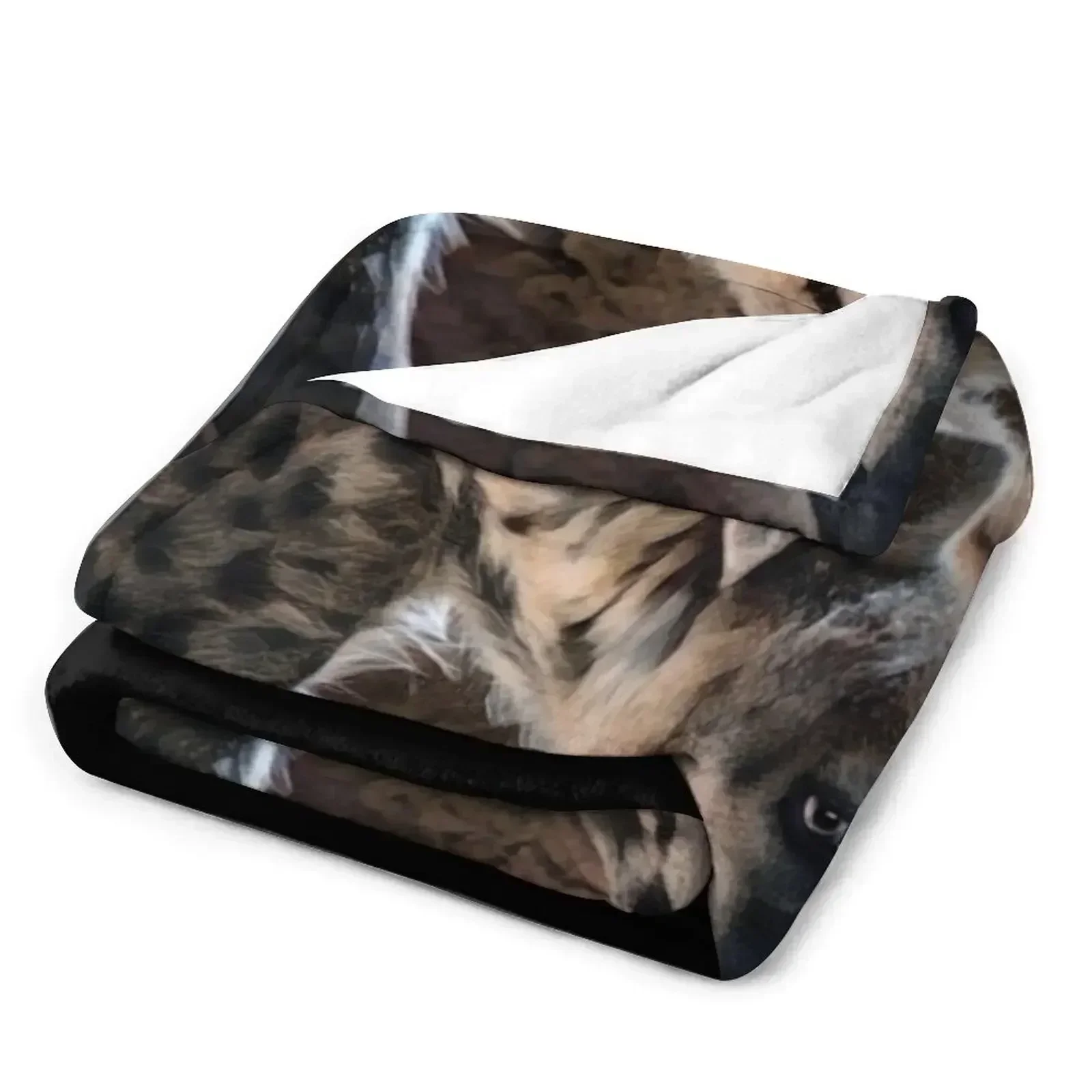 Пятнистая Хена в тенях. Одеяло. дизайнерские одеяла для дивана