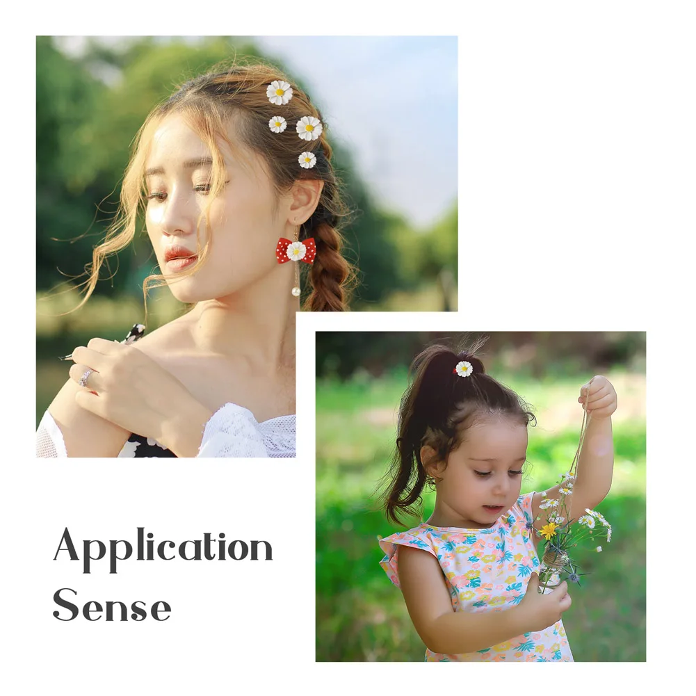 150Pcs Resin Cabochons Daisy Flat Back Convex For Jewelry Making Findings Supplies DIY Craft Cameo Decoration 10~24.5x4~5.5mm