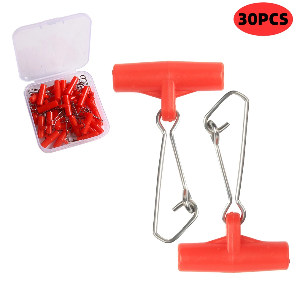 

10-30pcs Sea Fishing Running Ledger Sliding Leger Boom Pulley Rigs 30/40/43/58mm Fishing Line Connector Fishing Accessories