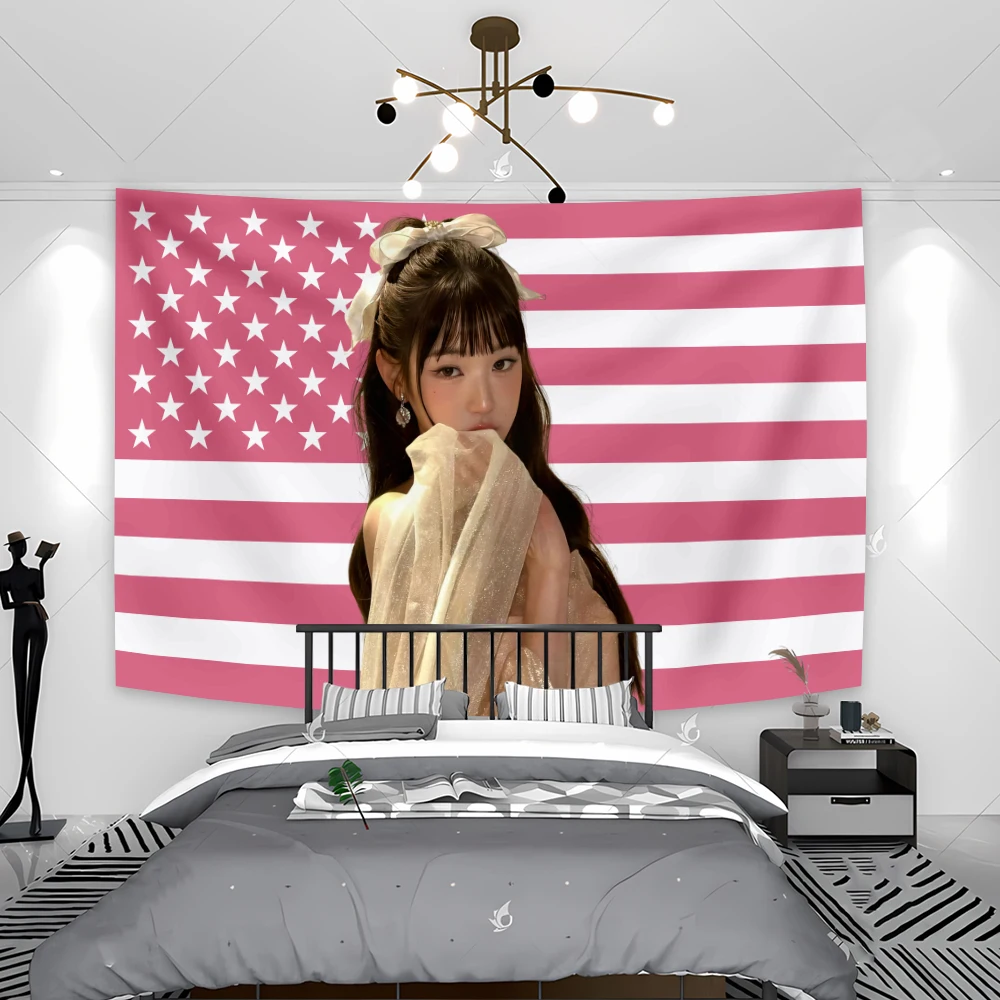 Постер Kpop обои гобелен Wonyoungs коллекция поклонников подарки на день рождения для