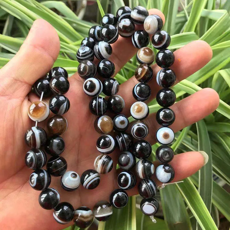 

Прямая поставка, бусины из натурального агата Sardonyx, бусины в форме неба, волшебные бусины в форме глаз из агата, аксессуары, бусины 12 мм для и...