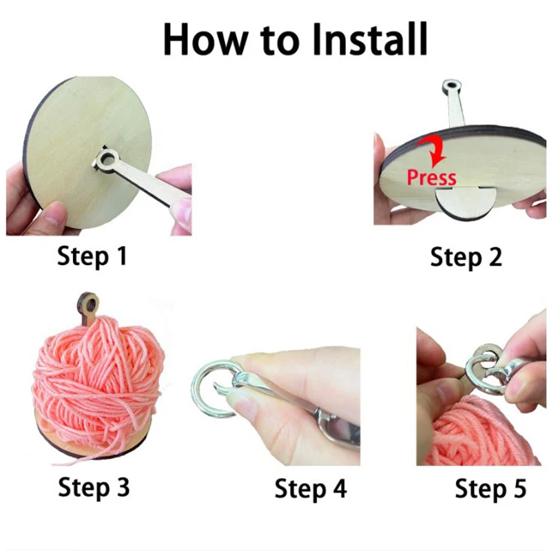 Деревянный спиннинг инструменты для вязания аксессуары крючком подставка