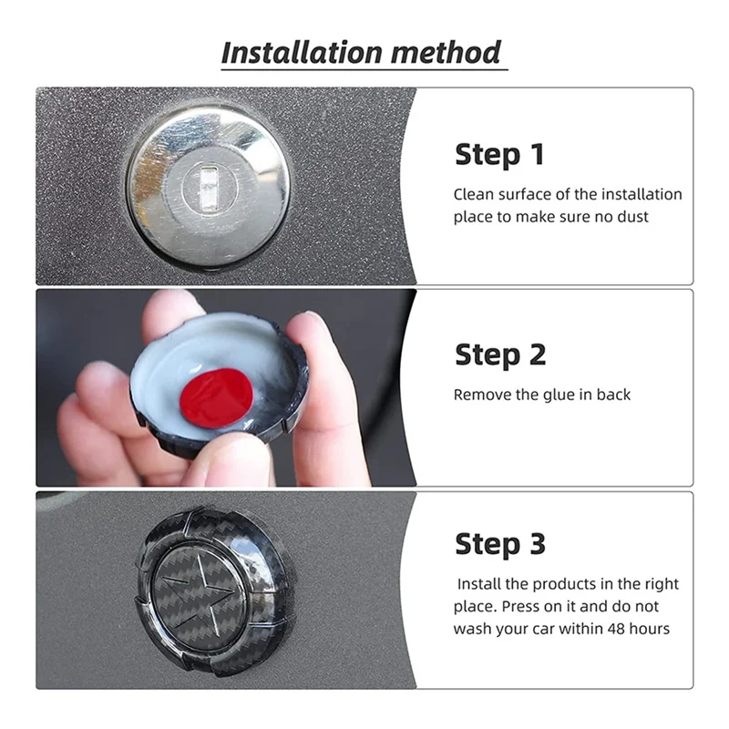 

Обшивка дверного ключа для 1997-2022 Wrangler TJ JK JL & JT, ABS углеродное волокно,