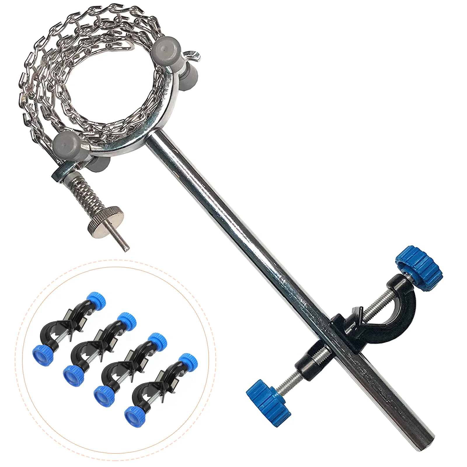 

Iron Stand Accessories Boss Head Clip Right Angle Support Cross Clamp Adjustable
