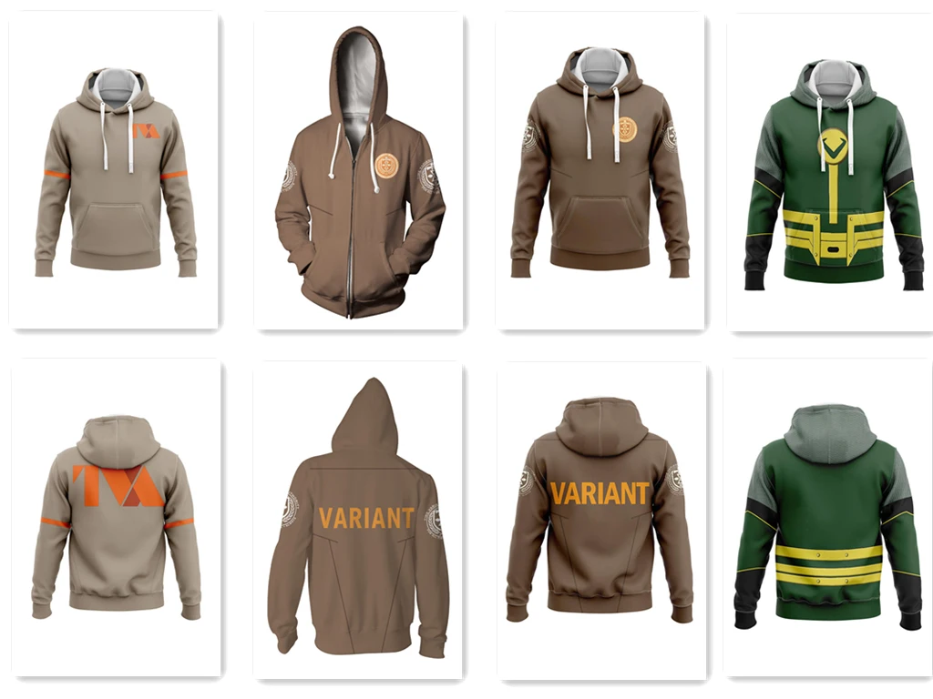 

Loki Cosplay Hoodie 3D Printed Hooded Sweatshirt Casual Streetwear Pullover