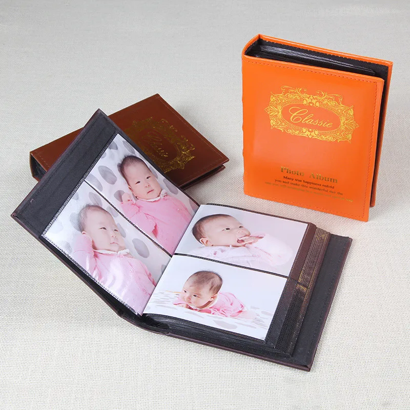 

6-дюймовый Карманный фотоальбом 200 10x15 4x6 Instax Коллекционирование книг Kpop держатель фотокарт альбом для новорожденных семейная брошюра защит...