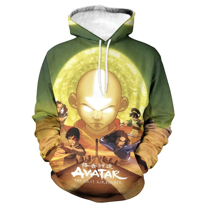 

The Last Airbender аниме 3D печать осенние толстовки для мужчин женщин детей повседневные толстовки Harajuku модные крутые свитера для мальчиков девочек детей