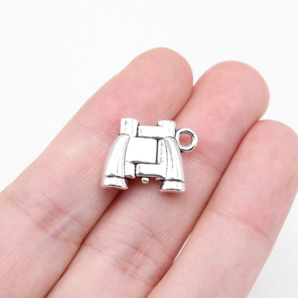 

WYSIWYG, 10 шт., 16x13 мм, цвет антикварного серебра, цвет телескоп-талисман для изготовления ювелирных изделий