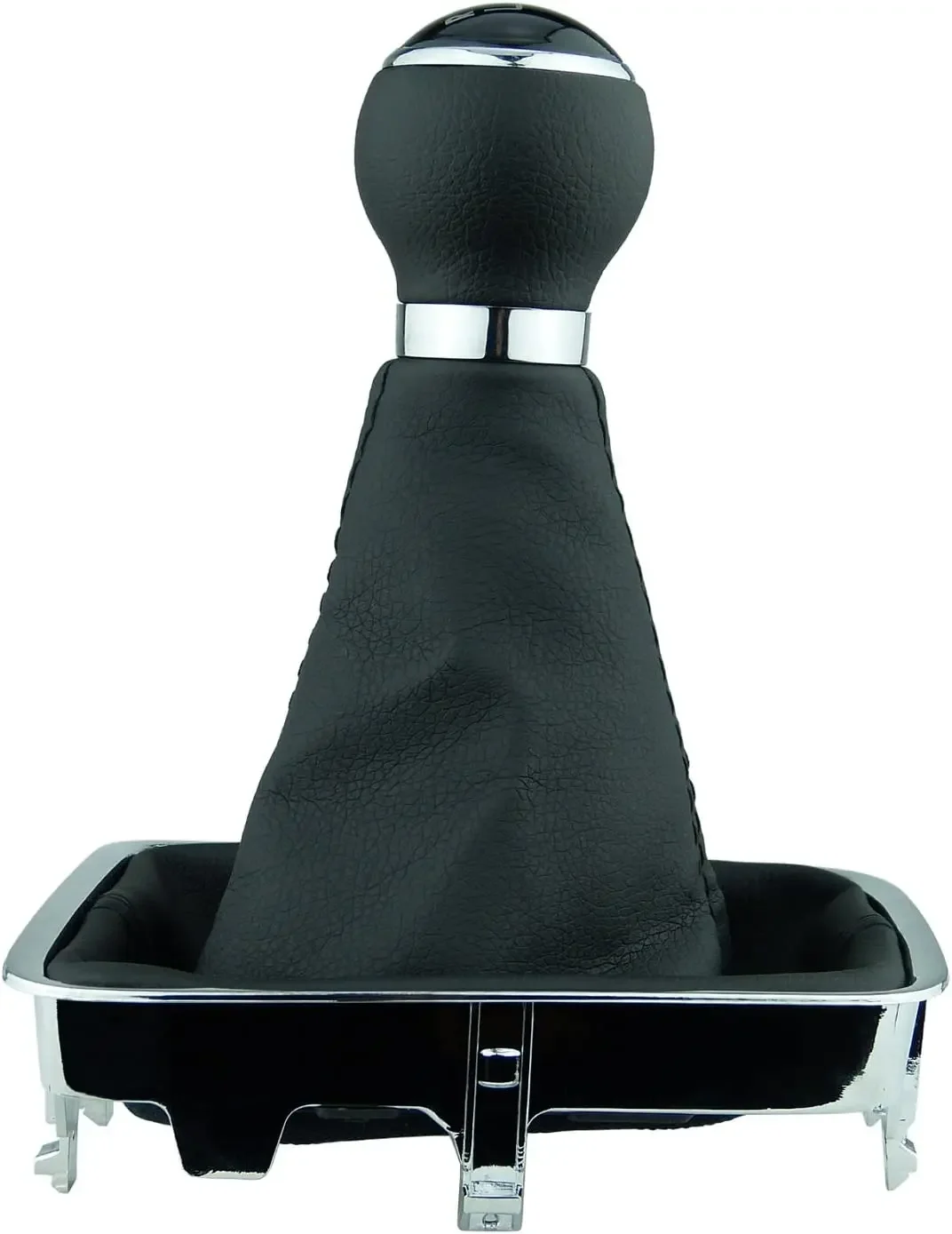 

Автомобильная ручная 6-скоростная ручка переключения передач с черной крышкой багажника, воротник для VW Tiguan 2007 2008 2009 2010 2011, автомобильные аксессуары