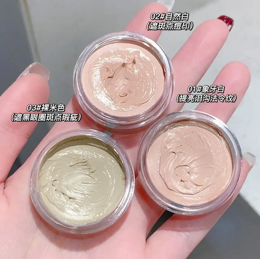 

Concealer Palette Long Lasting Cover Dark Circles Acne Pores Cream Shading Highlighter Moisturize Face Makeup Cometics T2356