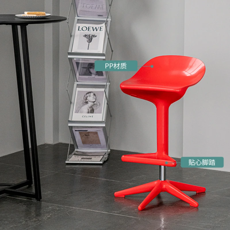 Современный Вращающийся барный стул роскошная функциональная Регулируемая