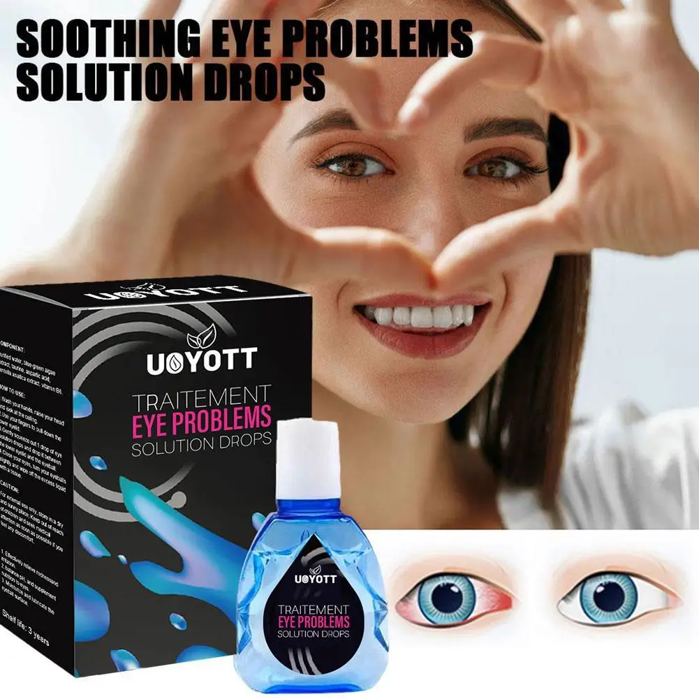 

2pcs 10ml Treatment Eyeproblems Solutiondrops Eye Remove Eye Dark Fatigue Circles Eyesight New Improve Drops Eye Relieve