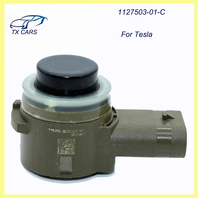 1/2/4 X 1127503 -01-C PDC Датчик парковки Бампер Ультразвуковой радар Цвет Черный Для Tesla 3X S