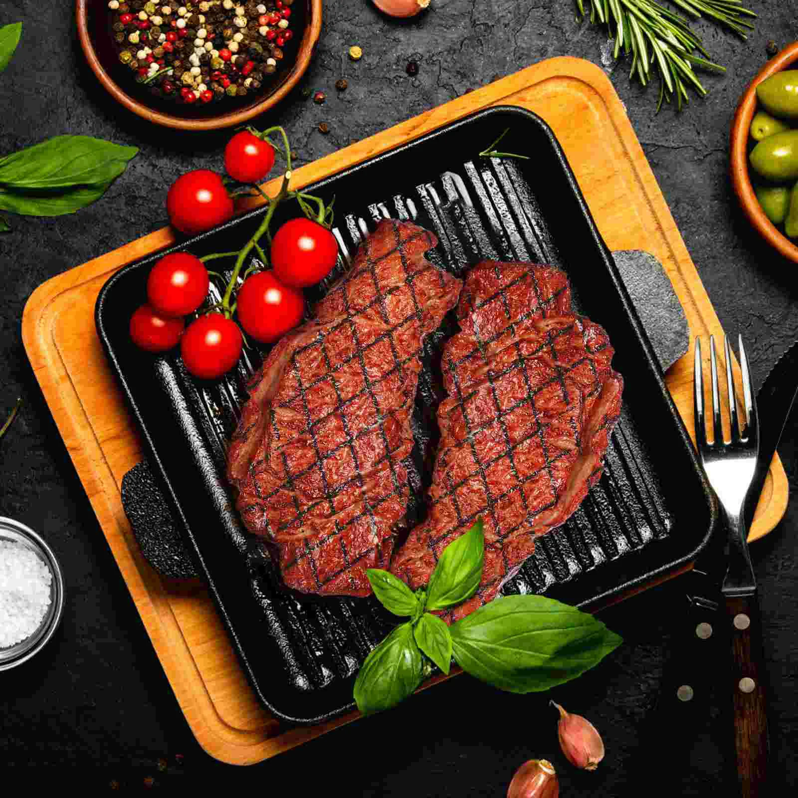 

Fake Food Steak Ornaments Toy Meat Artificial Decors Model Props Cookie Decorating