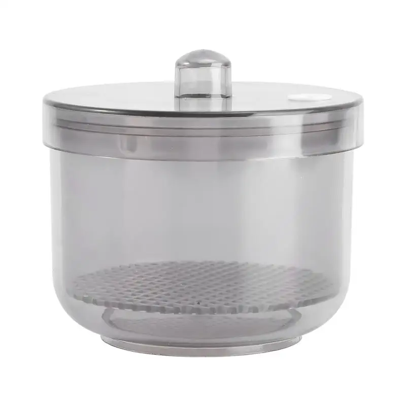 

1pc Dental Burs Sterilizing Box With Mesh Plastic Denture Box Dental Burs Cleaning Soaking Box Sterilizer Box Disinfection Case