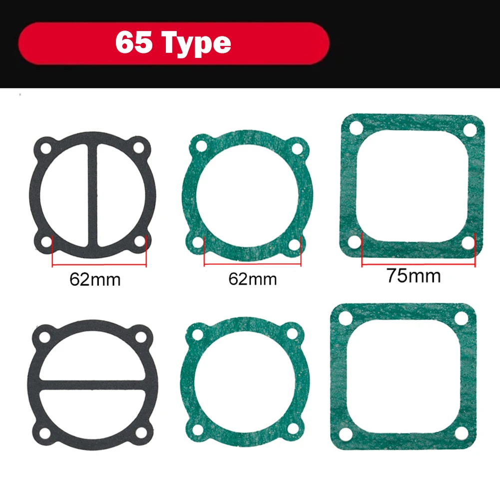 Cylinder Head Base Valve Plate Gaskets Washers Air Compressor Accessories Power Tool 62mm / 75mm
