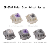 sp star meteor white switch sp star purple gray switches for customized mechanical keyboard 5 pins switches 57g