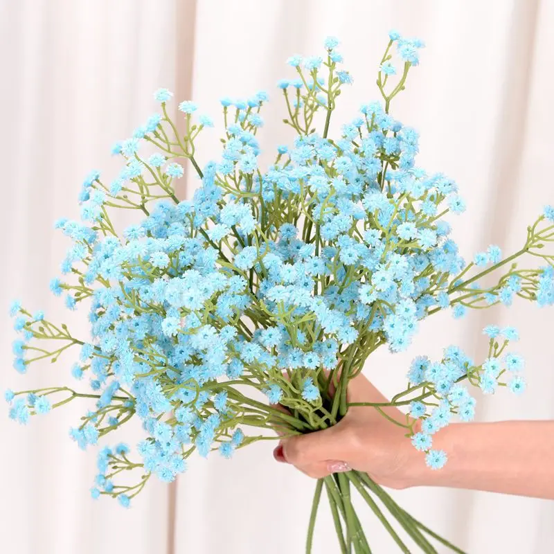 

108 Head Real Touch Gypsophile Artificial Flowers Wedding Home Decoration Hipsofia Bride Bouquet Gypsophila Blanches Flores