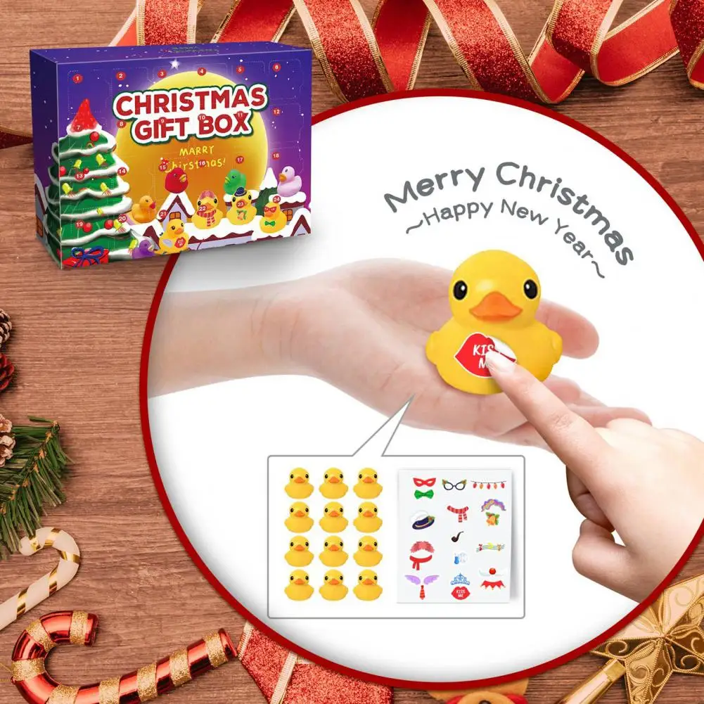 

1 набор модных широких игрушек с наклейкой желтая утка игрушки для снятия стресса для детей сжимаемая игрушка