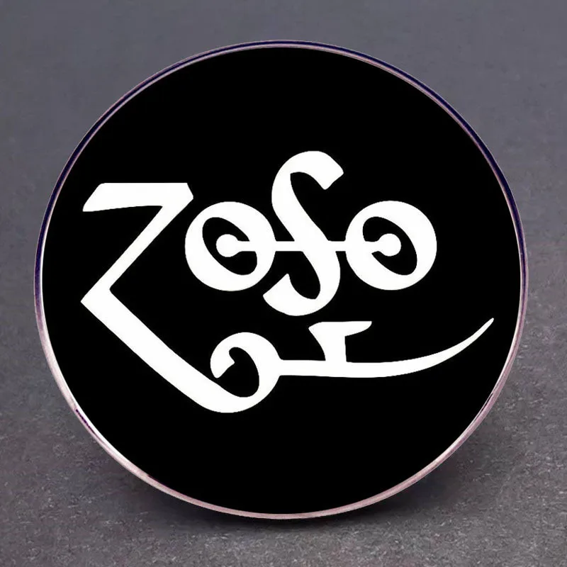 Эмалированные булавки Zoso значок на лацкане брошь украшение ювелирные изделия