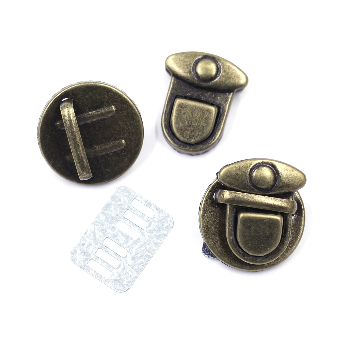 Push Press Clasp Tongue Locks Buckle For Handbag Purse Briefcase Hardware Shoulder Bag Luggage Tool Part DIY Accessories 3x2.5cm