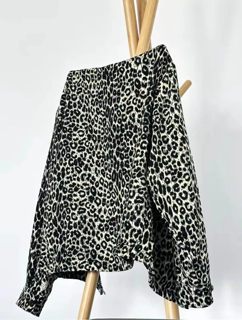 Фото VISVIM REDSUN JKT LEOPARD шелковая куртка с леопардовым принтом №2