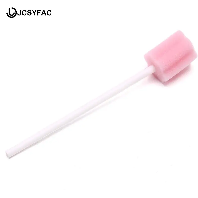 

10pcs Oral Care Cleaning Mouth Swabs Foam Sputum Sponge Stick For Oral Use Oral Care Disposable Sponge Swab Tooth