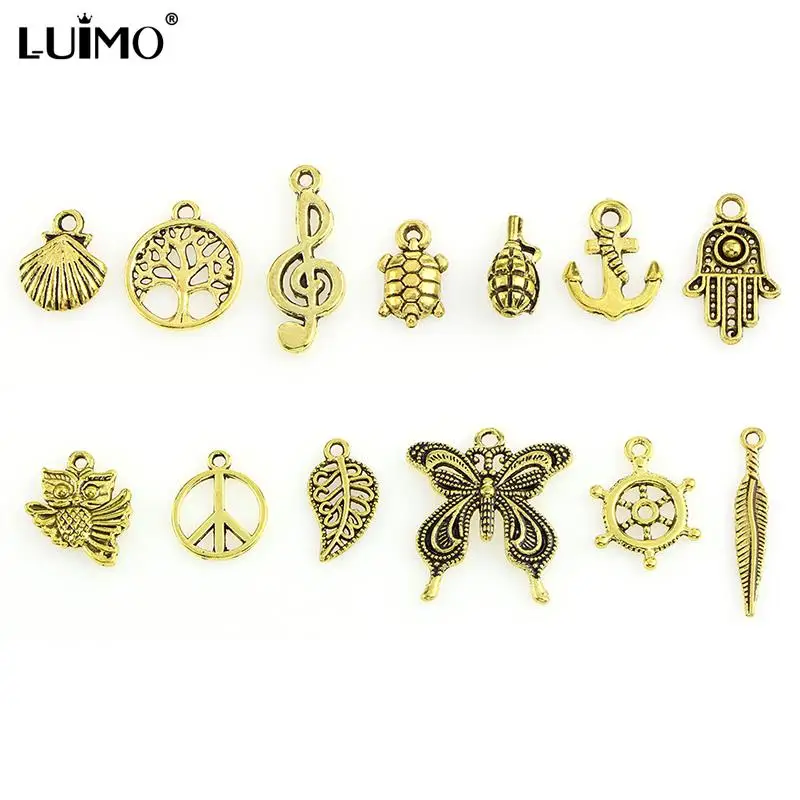 

Mixed Vintage Insect Butterfly Bee Charms Fit Jewelry Pendant For DIY Necklace Bracelet Jewelry Making Jewelry Craft
