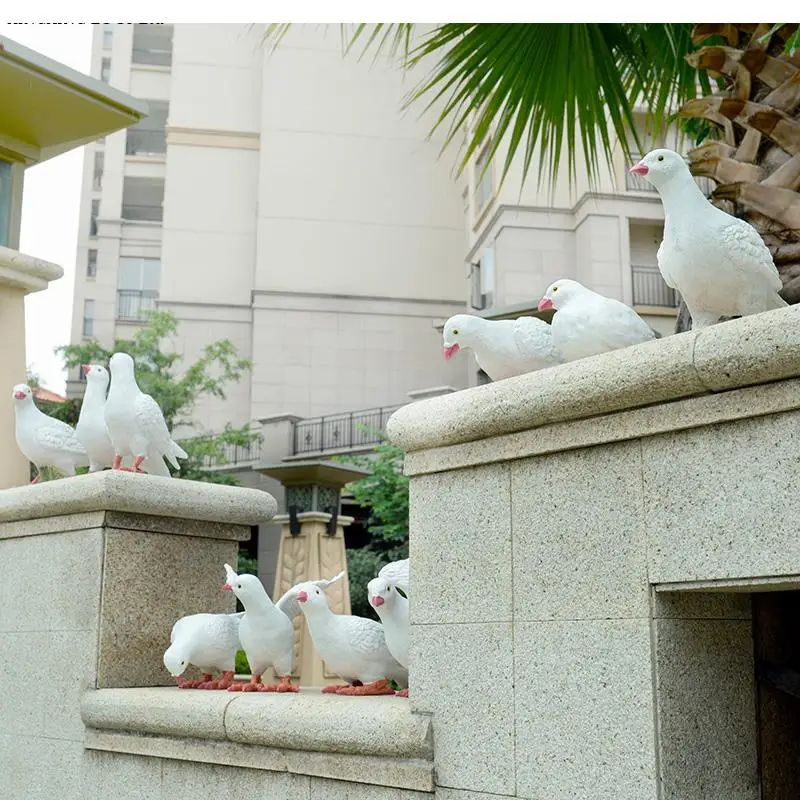 Украшение двора вилла балкон сад макет имитация животного общественный парк