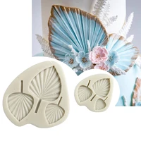 palm spears silicone sugarcraft mold resin tools cupcake baking mould fondant cake decorating tools leaf modeling silicone mold