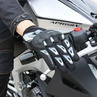jwopr mens motorcycle full finger gloves summer thin mesh comfortable breathable gloves riding protective accessories