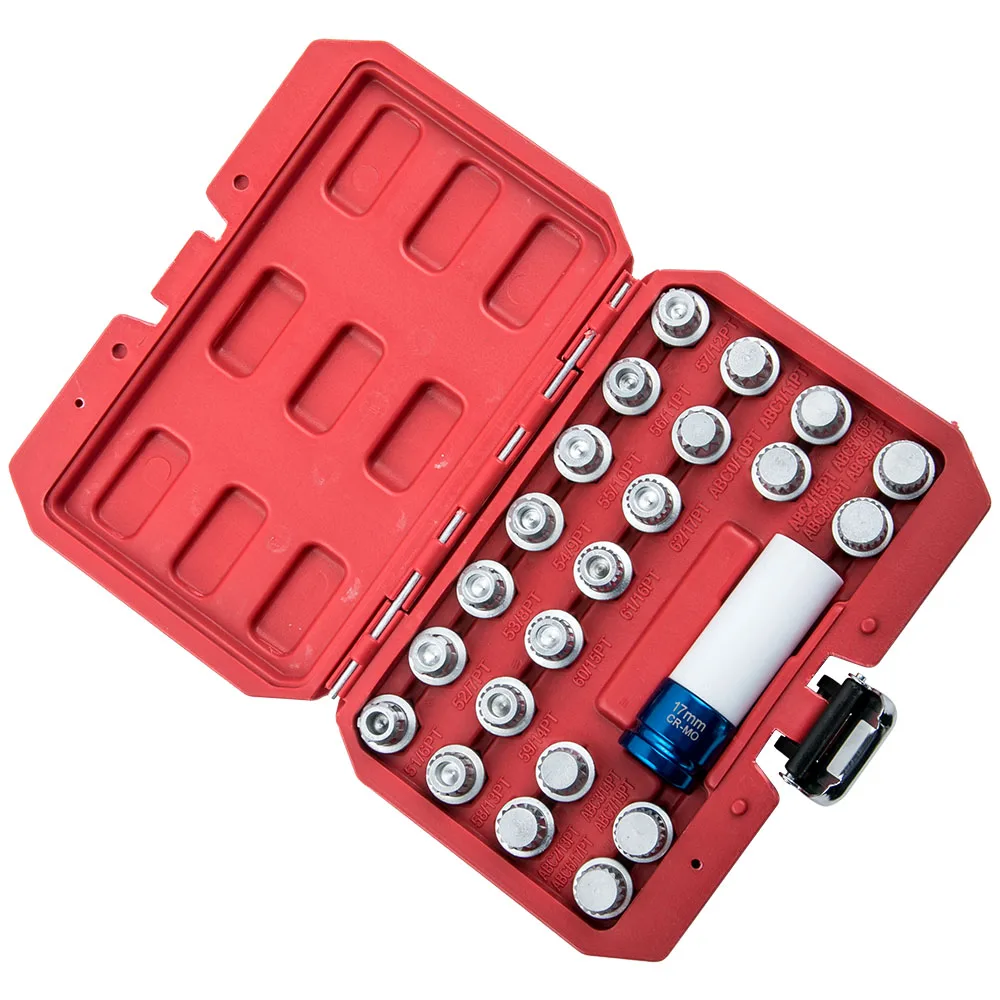 23 шт. ИНСТРУМЕНТ ДЛЯ ЗАМКИ КОЛЕСА VW AUDI SEAT SKODA CARS КЛЮЧ