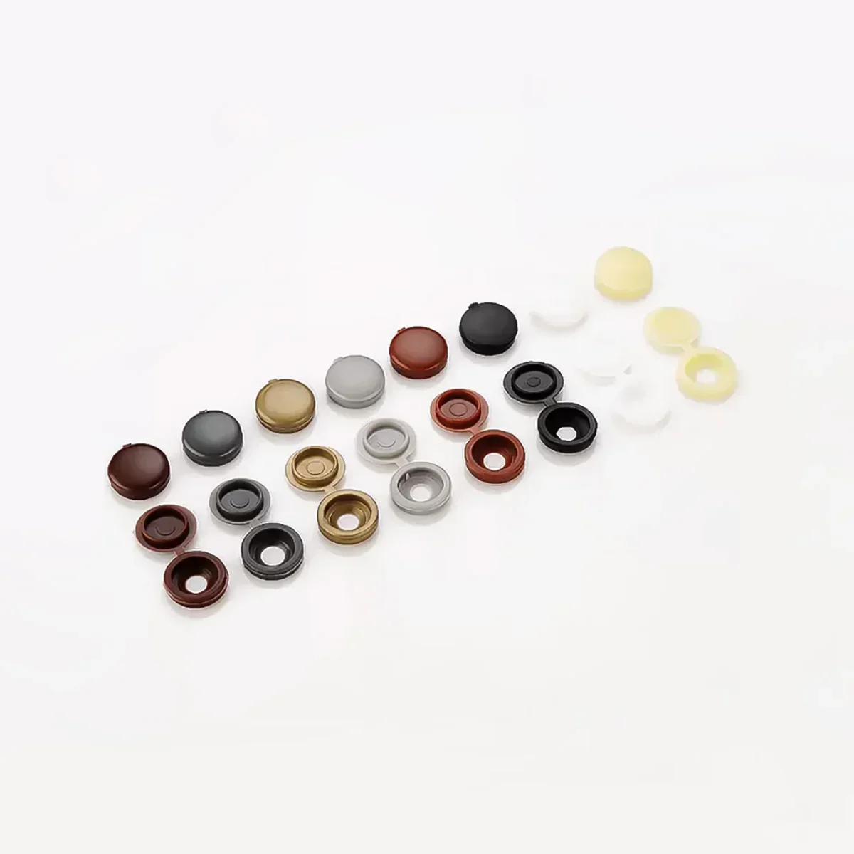 Саморезы пластиковые встроенные декоративные крышки мебельные шкафы защитные