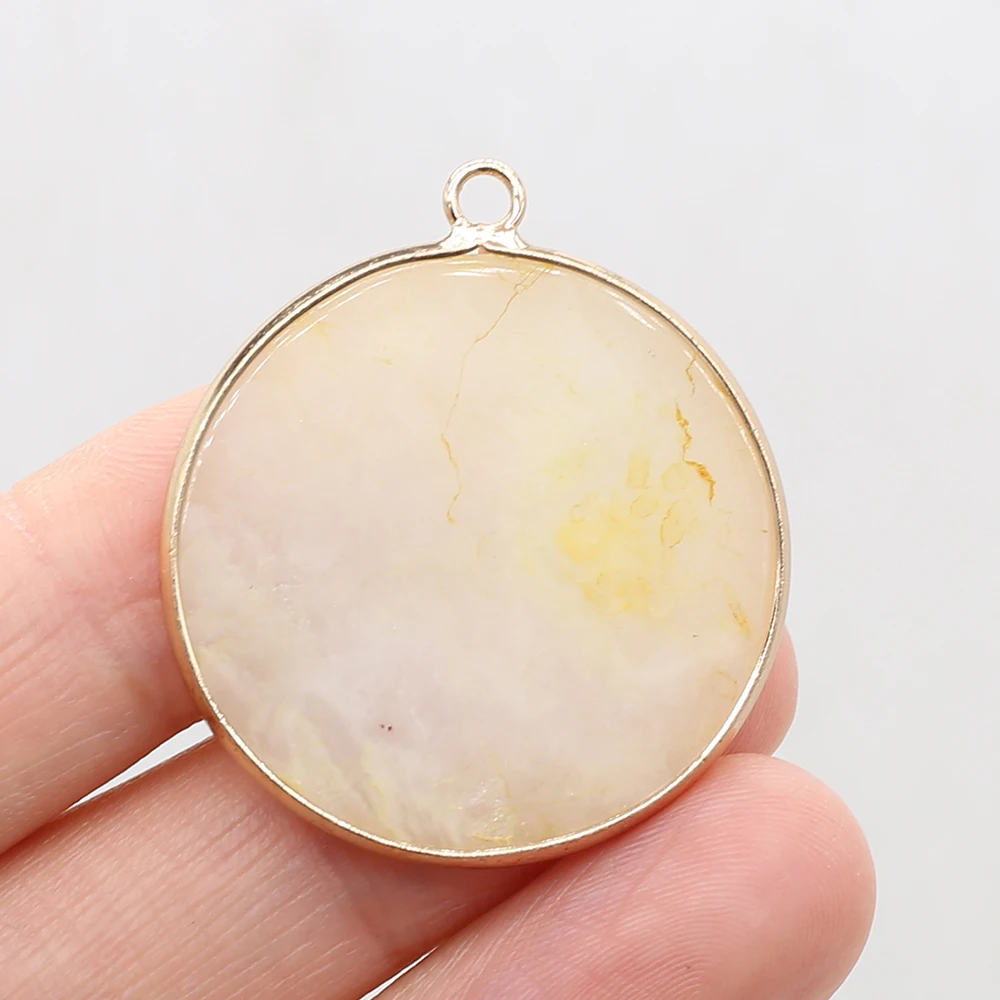 Женские круглые серьги-подвески 31x36 мм |