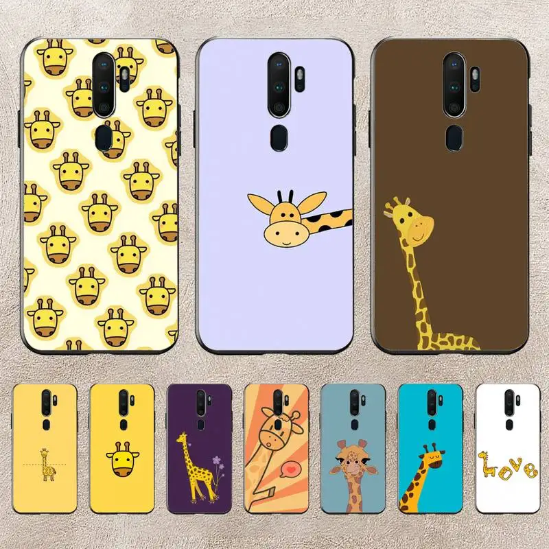 

Cute Cartoon Animal Giraffe Phone Case For Redmi 9A 8A 6A Note 9 8 10 11S 8T Pro K20 K30 K40 Pro PocoF3 Note11 5G Case