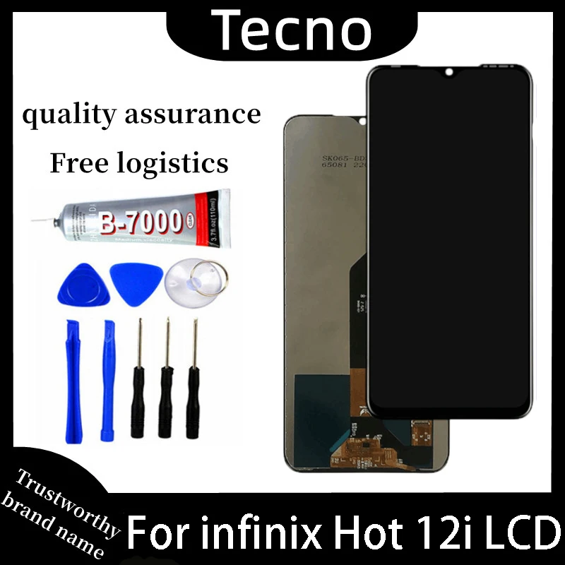 

Original LCD For Infinix Hot 12i X665 X665B LCD Display Touch Screen Digitizer Replacement