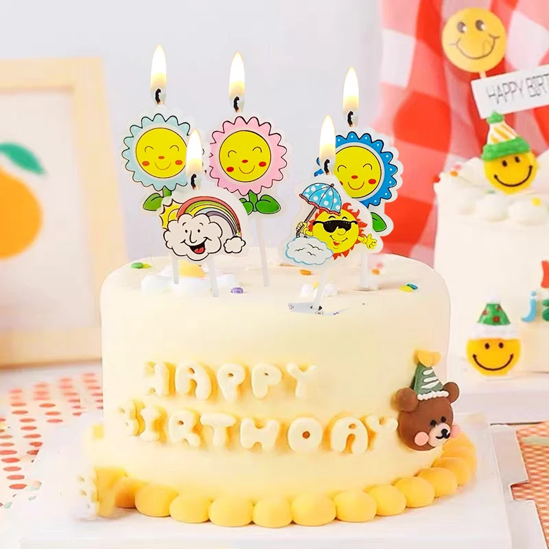 Искусственные солнечные торты украшения для дня рождения детский день и