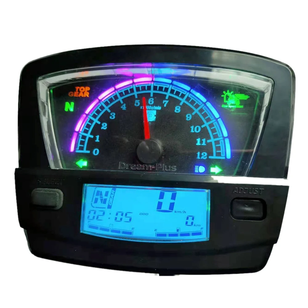 

for Honda EX5 Speedometer Colors LCD Digital Odometer Dashboard Speedometer Meter Tachometer Gear Indicator