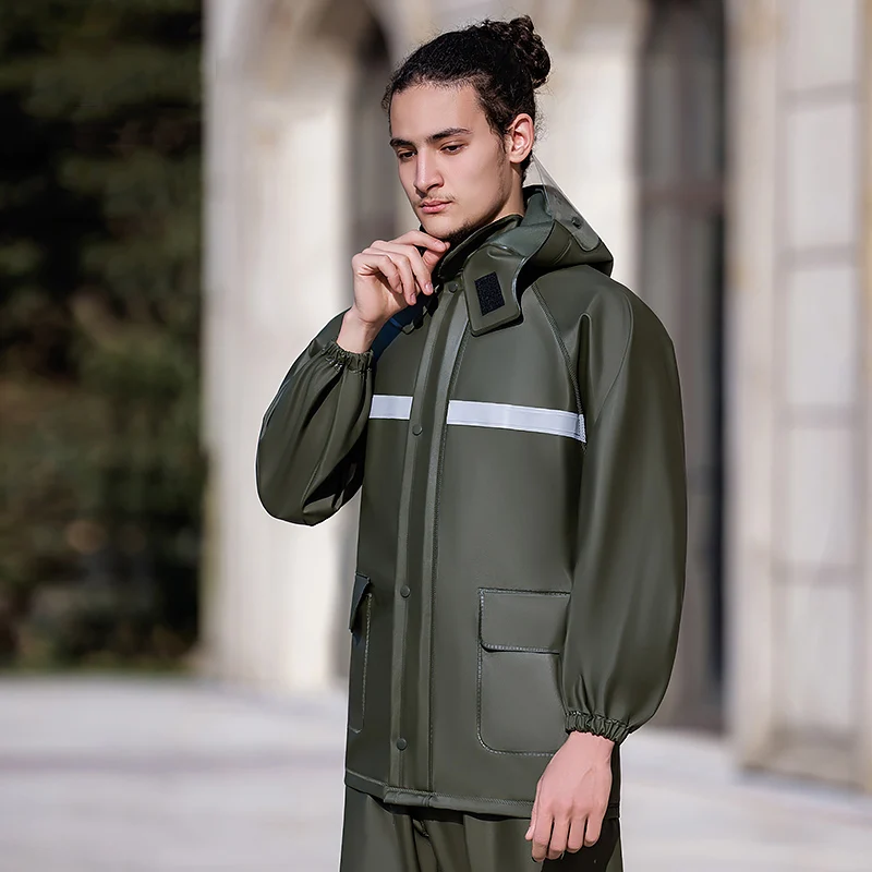 

Cycling Motorcycle Coat Jacketcoat Fashionable Camping Supplies Men's Raincoat Waterproof Man Rain Impermeable Waterproofs