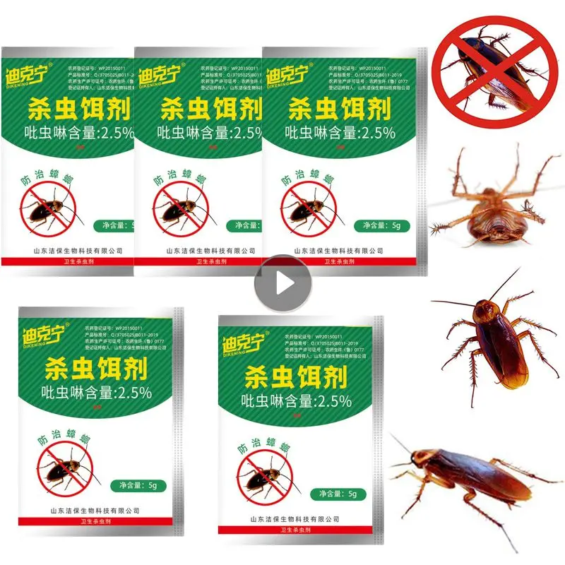 5 шт., гранулы для борьбы с тараканами